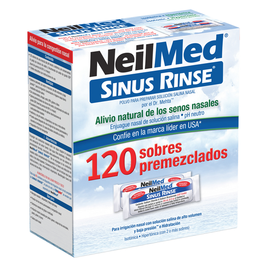 Sinus Rinse Adulto | 120 sobres premezclados